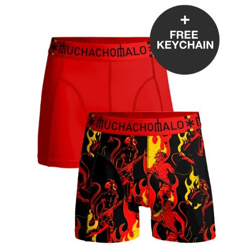 Muchachomalo Football BE rouge/noir boxer