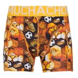 Muchachomalo Football Boys orange/print boxer pour hommes