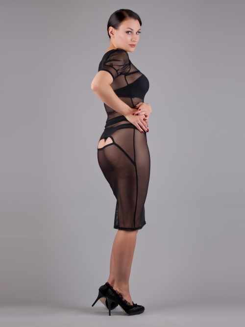 Peter Domenie 499-E Fire noir jupe Peter Domenie 499-E Fire noir jupe