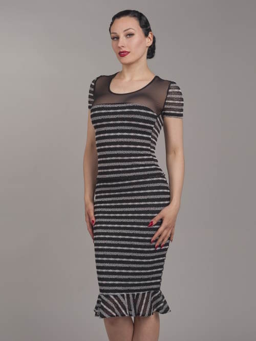 Peter Domenie 934 Fire noir/blanc jupe Peter Domenie 934 Fire noir/blanc jupe