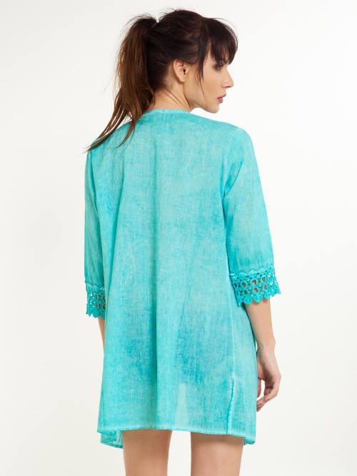 Plage de LingaDore Cover Up turquoise kimono Plage de LingaDore Cover Up turquoise kimono