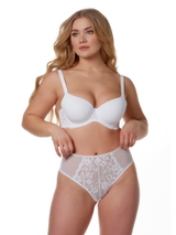 After Eden D-Cup & Up BO blanc culotte string