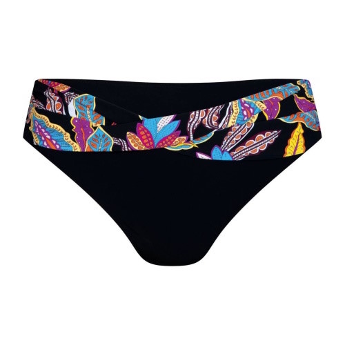 Maillots de bain Rosa Faia Liz noir/print slip de bikini Maillots de bain Rosa Faia Liz noir/print slip de bikini