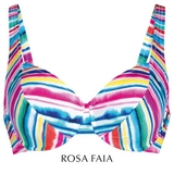 Plage de Rosa Faia Henny multicolore/print soutien-gorge bikini corbeille