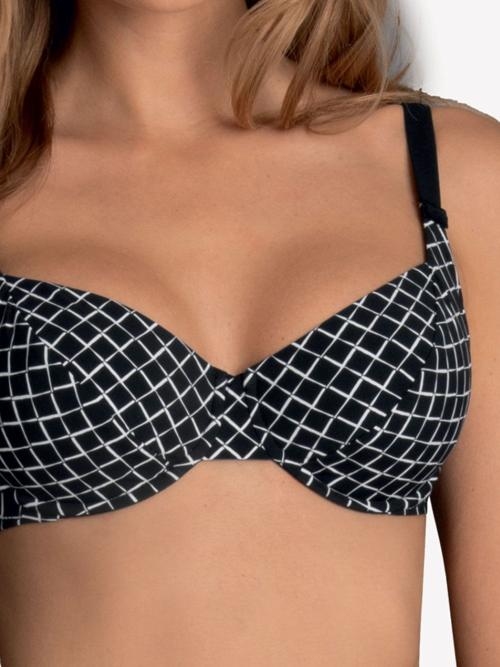 Maillots de bain Rosa Faia Rubina noir/blanc soutien-gorge bikini corbeille Maillots de bain Rosa Faia Rubina noir/blanc soutien-gorge bikini corbeille