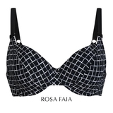 Plage de Rosa Faia Rubina noir/blanc soutien-gorge bikini corbeille
