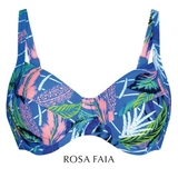 Plage de Rosa Faia Sibel bleu/print soutien-gorge bikini corbeille