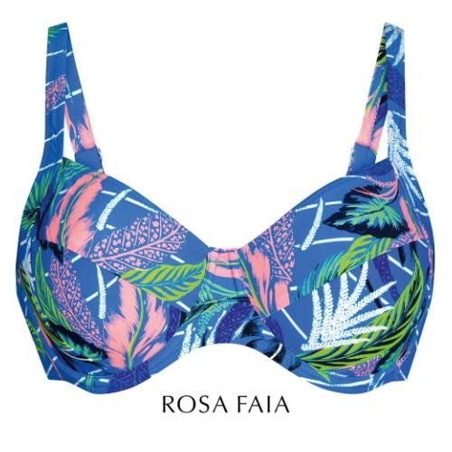 Maillots de bain Rosa Faia Sibel bleu/print soutien-gorge bikini corbeille Maillots de bain Rosa Faia Sibel bleu/print soutien-gorge bikini corbeille