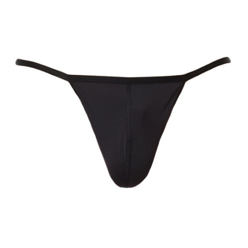 HOM Plume noir string pour hommes HOM Plume noir string pour hommes