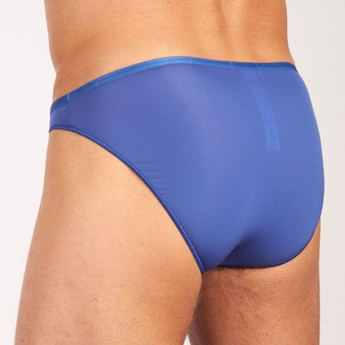 HOM Plumes bleu slip pour hommes HOM Plumes bleu slip pour hommes