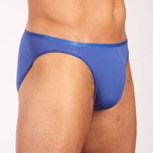 HOM Plumes bleu slip pour hommes HOM Plumes bleu slip pour hommes