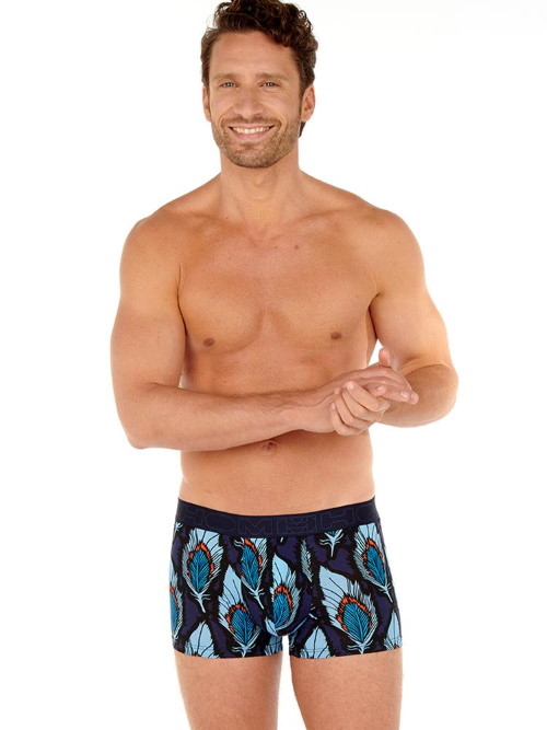 HOM Sormiou bleu marine/print boxer HOM Sormiou bleu marine/print boxer