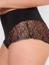 LingaDore In love with embroidery noir/cuivre slip