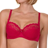 Lisca Evelyn rouge soutien-gorge corbeille