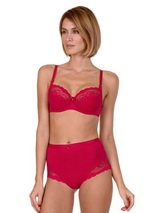 Lisca Evelyn rouge soutien-gorge corbeille