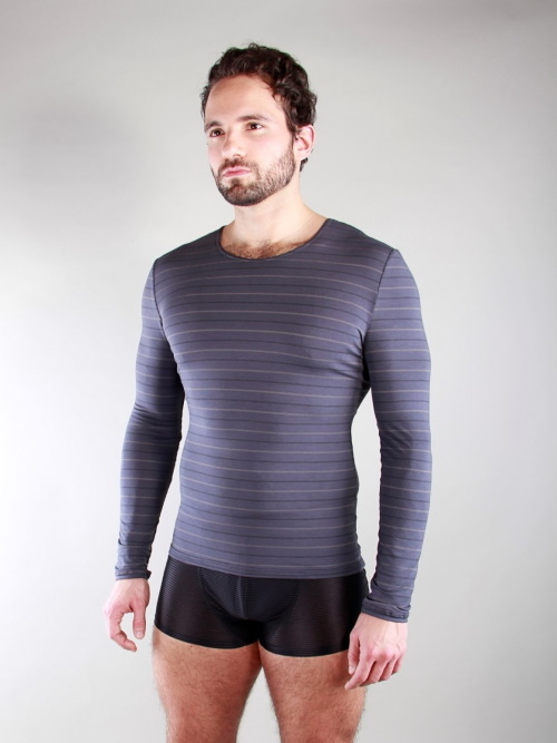 Peter Domenie 028-D Fuel gris foncé shirt Peter Domenie 028-D Fuel gris foncé shirt