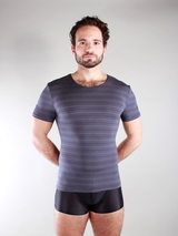 Peter Domenie 030-D Fuel gris foncé shirt