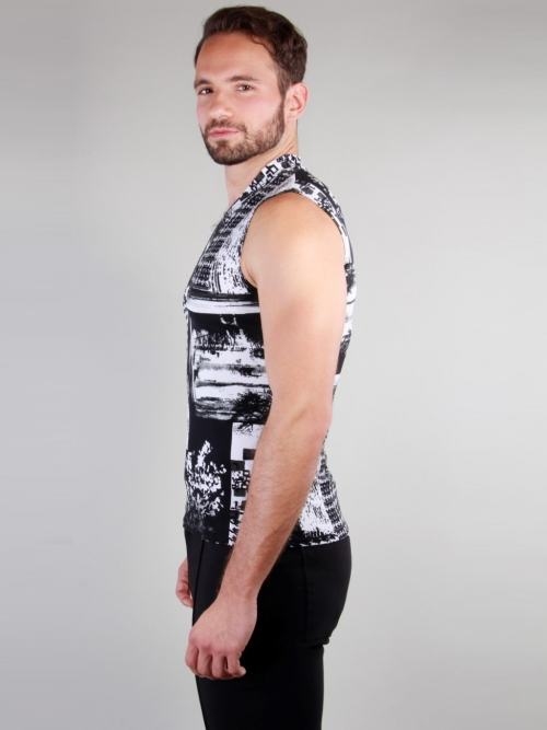 Peter Domenie 073 Fuel noir/blanc shirt Peter Domenie 073 Fuel noir/blanc shirt