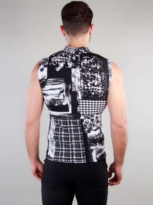 Peter Domenie 073 Fuel noir/blanc shirt Peter Domenie 073 Fuel noir/blanc shirt