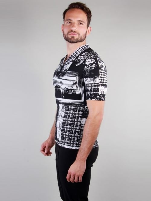 Peter Domenie 071 Fuel noir/blanc shirt Peter Domenie 071 Fuel noir/blanc shirt
