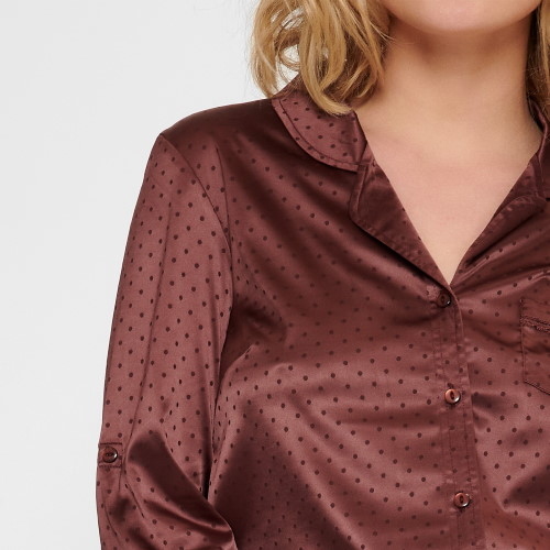 LingaDore Night Brown Dots marron pyjama LingaDore Night Brown Dots marron pyjama