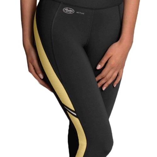 Anita Active Sport Tights 3/4 gris//jaune legging Anita Active Sport Tights 3/4 gris//jaune legging