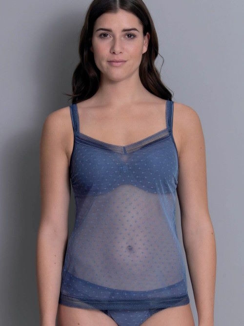 Rosa Faia Emily bleu top spaghetti Rosa Faia Emily bleu top spaghetti