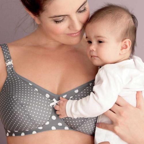 Anita Maternité Polka Dot gris/blanc soutien-gorge d'allaitement Anita Maternité Polka Dot gris/blanc soutien-gorge d'allaitement
