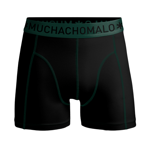 Muchachomalo Basic noir/vert boxer pour hommes