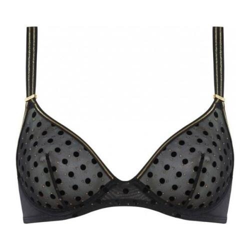 Marlies Dekkers Petit Point noir/or soutien-gorge sans forme Marlies Dekkers Petit Point noir/or soutien-gorge sans forme