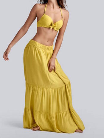 MARLIES DEKKERS SUNGLOW Yellow Skirt