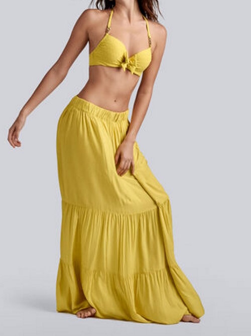 Maillots de bain Marlies Dekkers Sunglow jaune vêtement de plage
