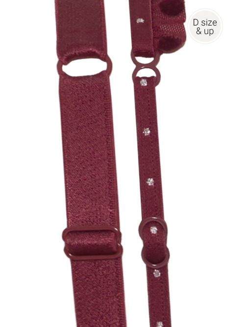 Marlies Dekkers Backstage Boudoir bordeaux soutien-gorge rembourré Marlies Dekkers Backstage Boudoir bordeaux soutien-gorge rembourré