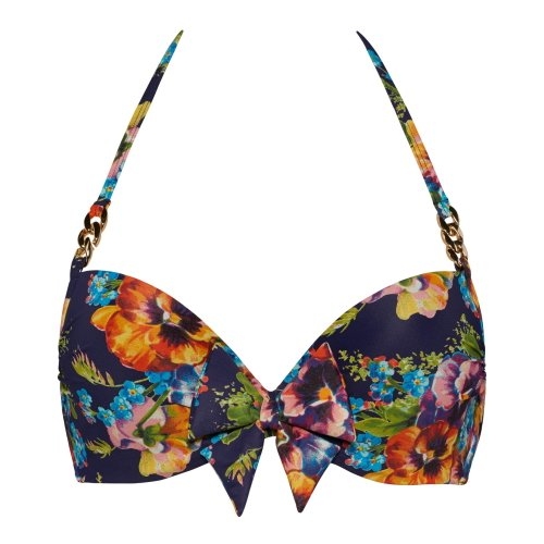Maillots de bain Marlies Dekkers Jardin des Fleurs bleu marine/print bikinitop push up Maillots de bain Marlies Dekkers Jardin des Fleurs bleu marine/print bikinitop push up