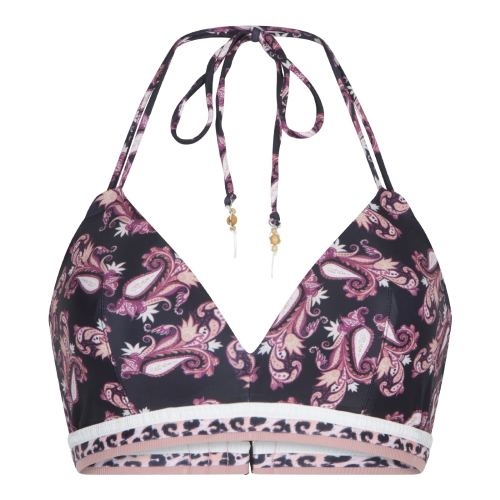 Plage de LingaDore Paisley Love noir/print haut de bikini préformé Plage de LingaDore Paisley Love noir/print haut de bikini préformé
