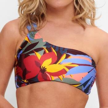 LINGADORE BEACH BRIGHT LEAVES MultiColor Bikini Top