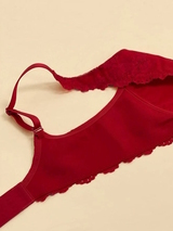 Salon Royal Dream scarlet red soutien-gorge sans armatures en dentelle