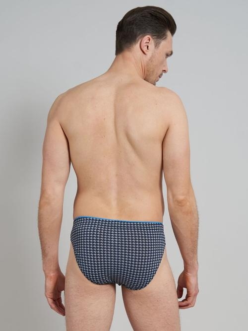 Tom Tailor Blue Medium bleu marine/print slip pour hommes Tom Tailor Blue Medium bleu marine/print slip pour hommes