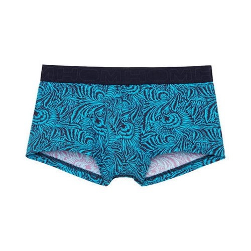 HOM Heliopolis turquoise/print sport trunk HOM Heliopolis turquoise/print sport trunk