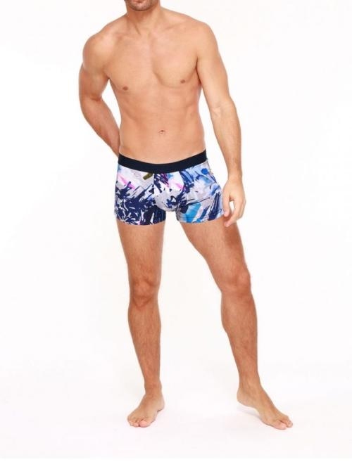 HOM Erwan bleu/multicolore boxer HOM Erwan bleu/multicolore boxer