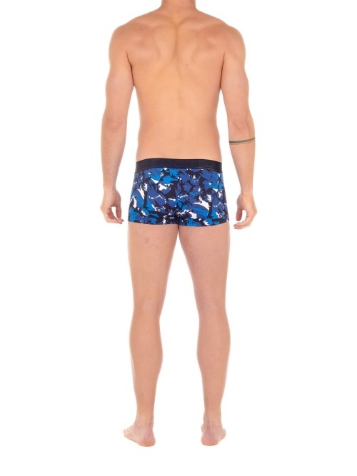 HOM Madrague bleu/print boxer HOM Madrague bleu/print boxer