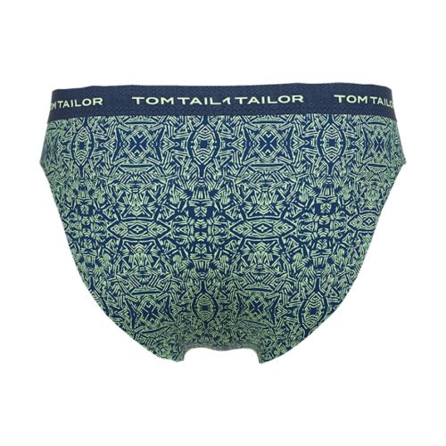 Tom Tailor Blue/Green All over  bleu marine/print slip pour hommes Tom Tailor Blue/Green All over  bleu marine/print slip pour hommes