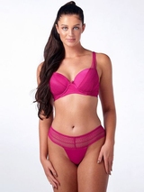 After Eden D-Cup & Up Dee hot pink culotte string
