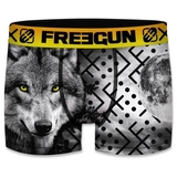 Freegun Wolf noir/print boxer pour hommes