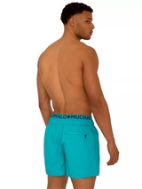 Muchachomalo Réaction de l'eau turquoise/print maillot de bain pour homme