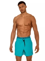 Muchachomalo Réaction de l'eau turquoise/print maillot de bain pour homme