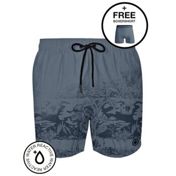 Muchachomalo Water React Gris/Print Maillot de Bain pour Homme Muchachomalo Water React Gris/Print Maillot de Bain pour Homme