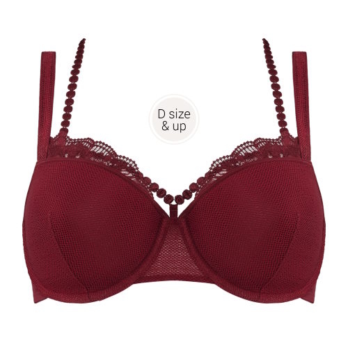 Marlies Dekkers Mauritshuis rouge soutien-gorge rembourré Marlies Dekkers Mauritshuis rouge soutien-gorge rembourré