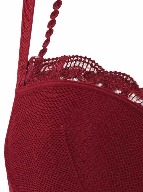 Marlies Dekkers Mauritshuis rouge soutien-gorge rembourré Marlies Dekkers Mauritshuis rouge soutien-gorge rembourré