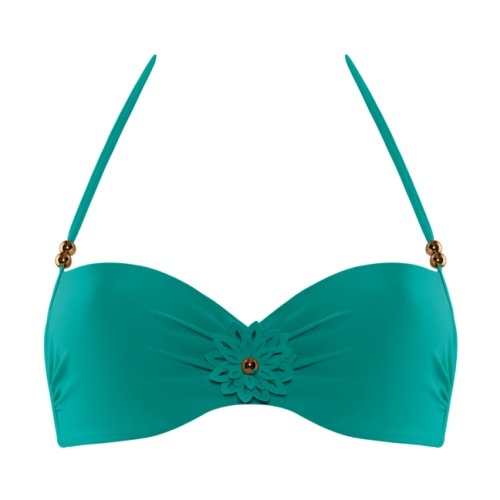 Maillots de bain Marlies Dekkers La Flor vert haut de bikini préformé Maillots de bain Marlies Dekkers La Flor vert haut de bikini préformé